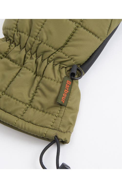 Barbour Bowburn Waterproof Gloves In Green