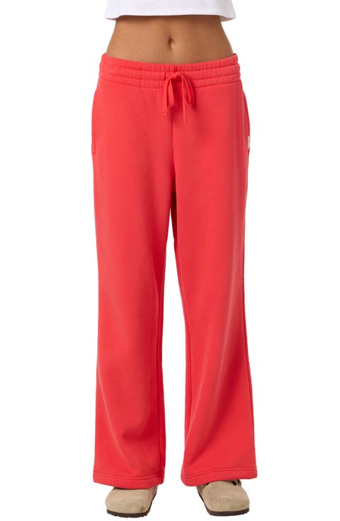 Straight Leg Fleece Sweatpants