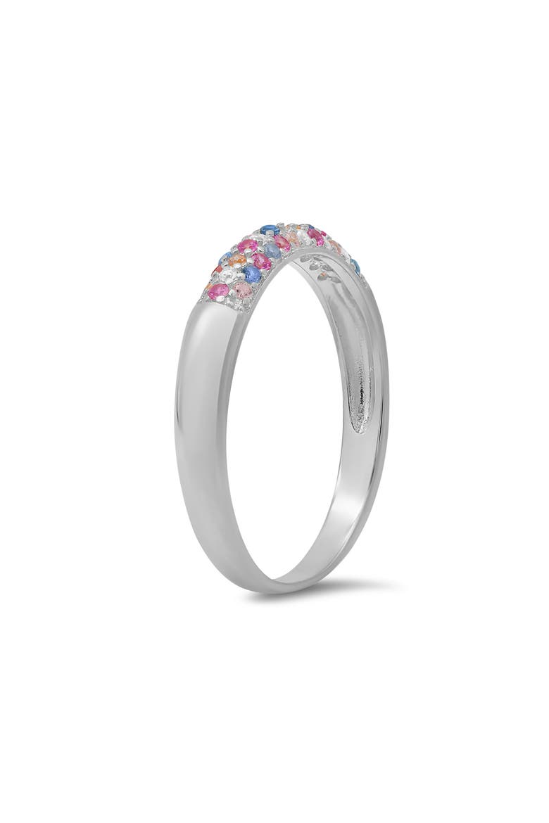 Cubic Zirconia Pavé Ring, Alternate, color, SILVER