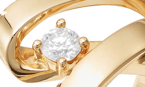 Lana 14k Gold Solo Illusion Diamond Ring In Gold