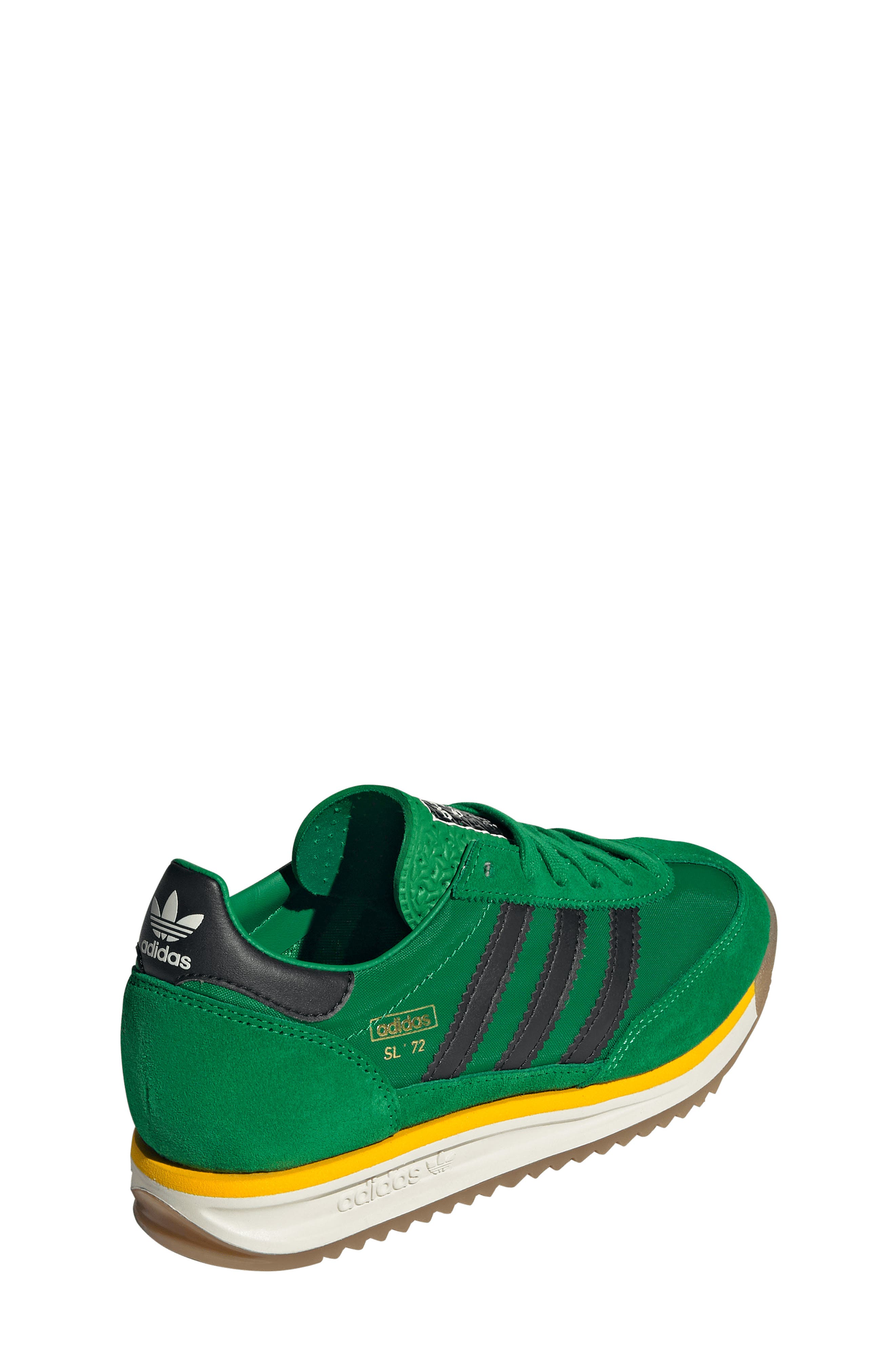 adidas Kids' SL 72 RS Sneaker, Alternate, color, Green/ Black/ Crew Yellow