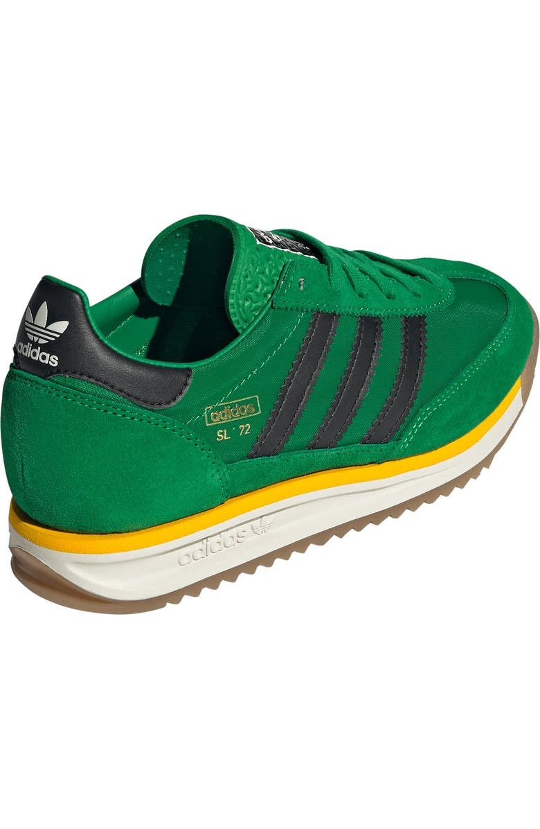 adidas Kids' SL 72 RS Sneaker, Alternate, color, Green/ Black/ Crew Yellow