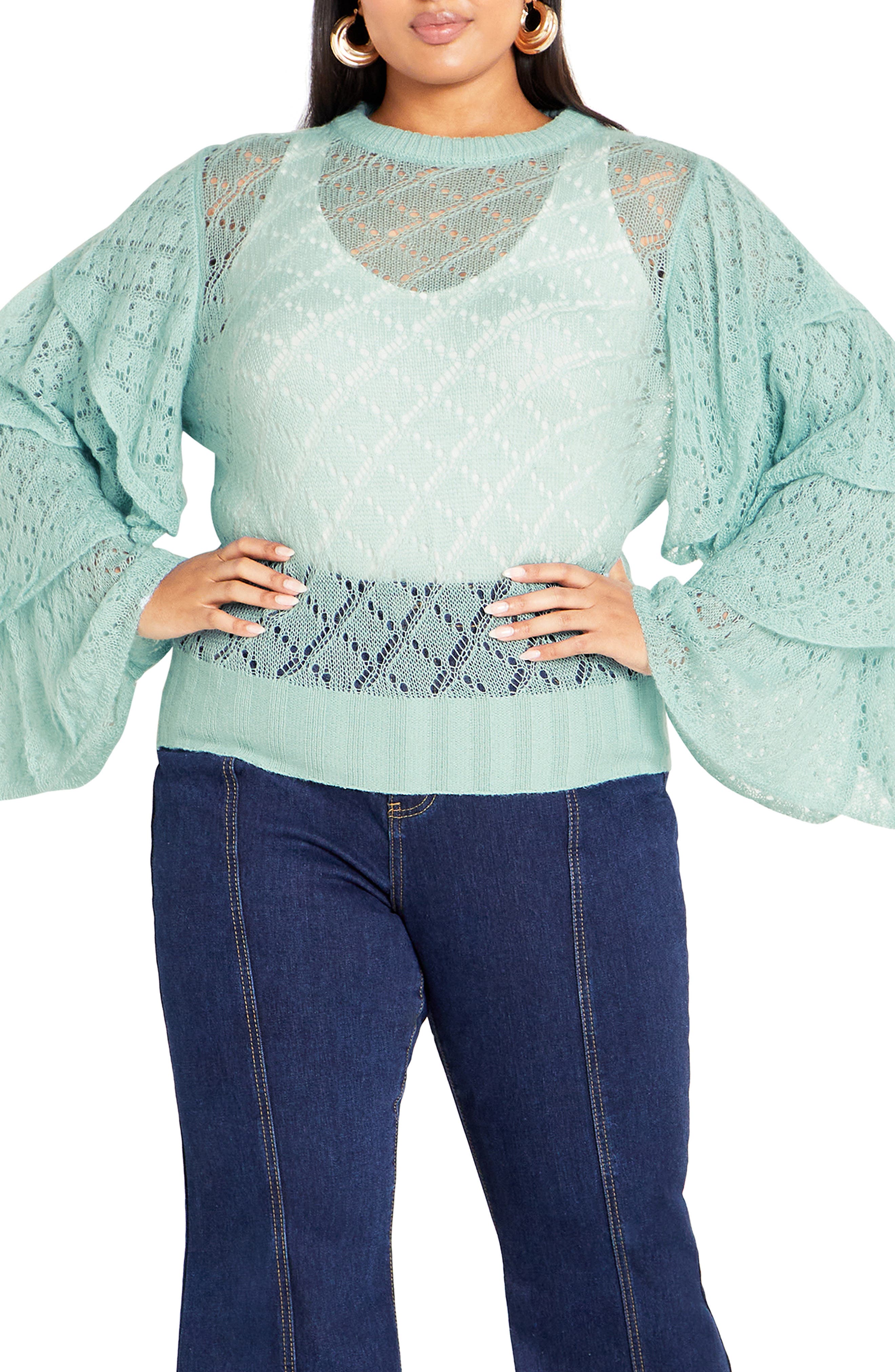 Carolina Pointelle Sweater - image 3