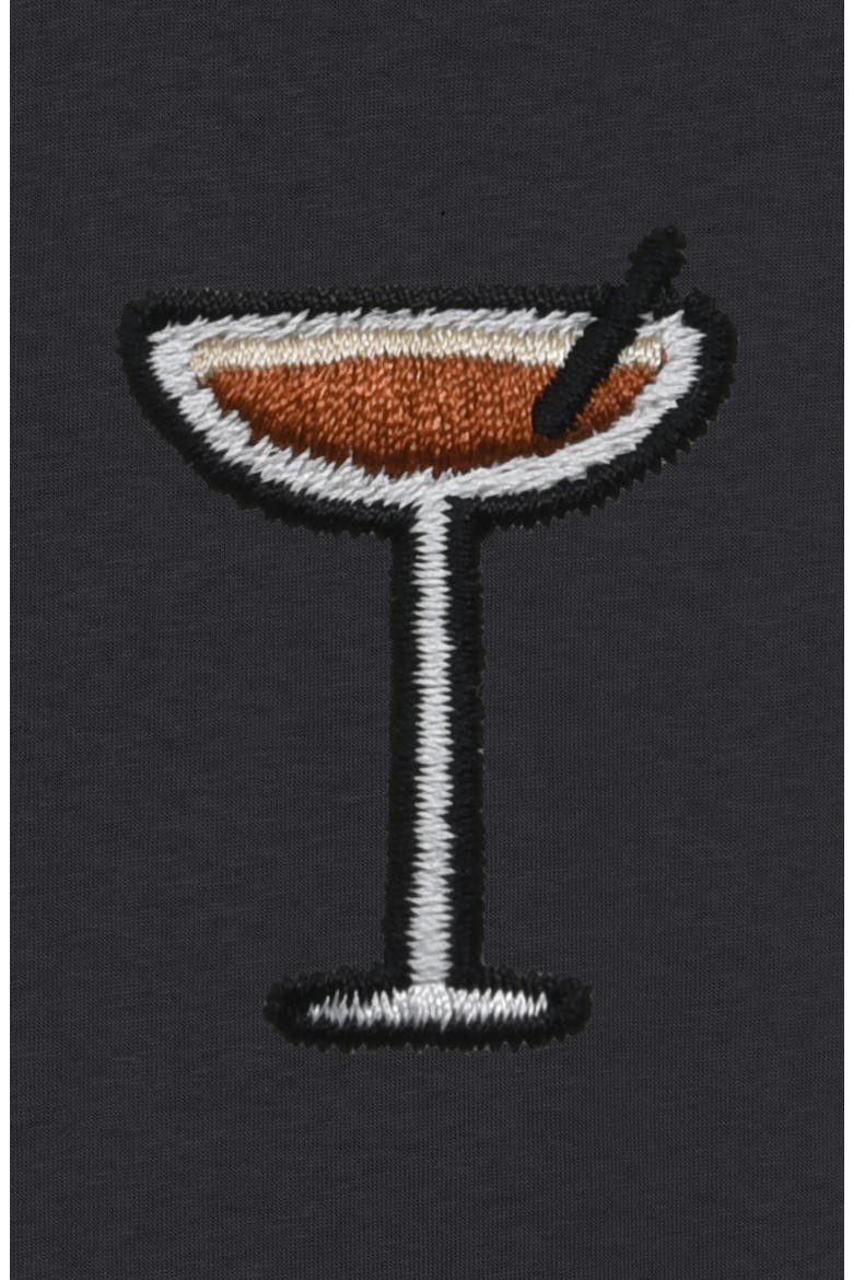 Mens Coffee Martini Midweight Garment Dye Tee, Alternate, color, Black