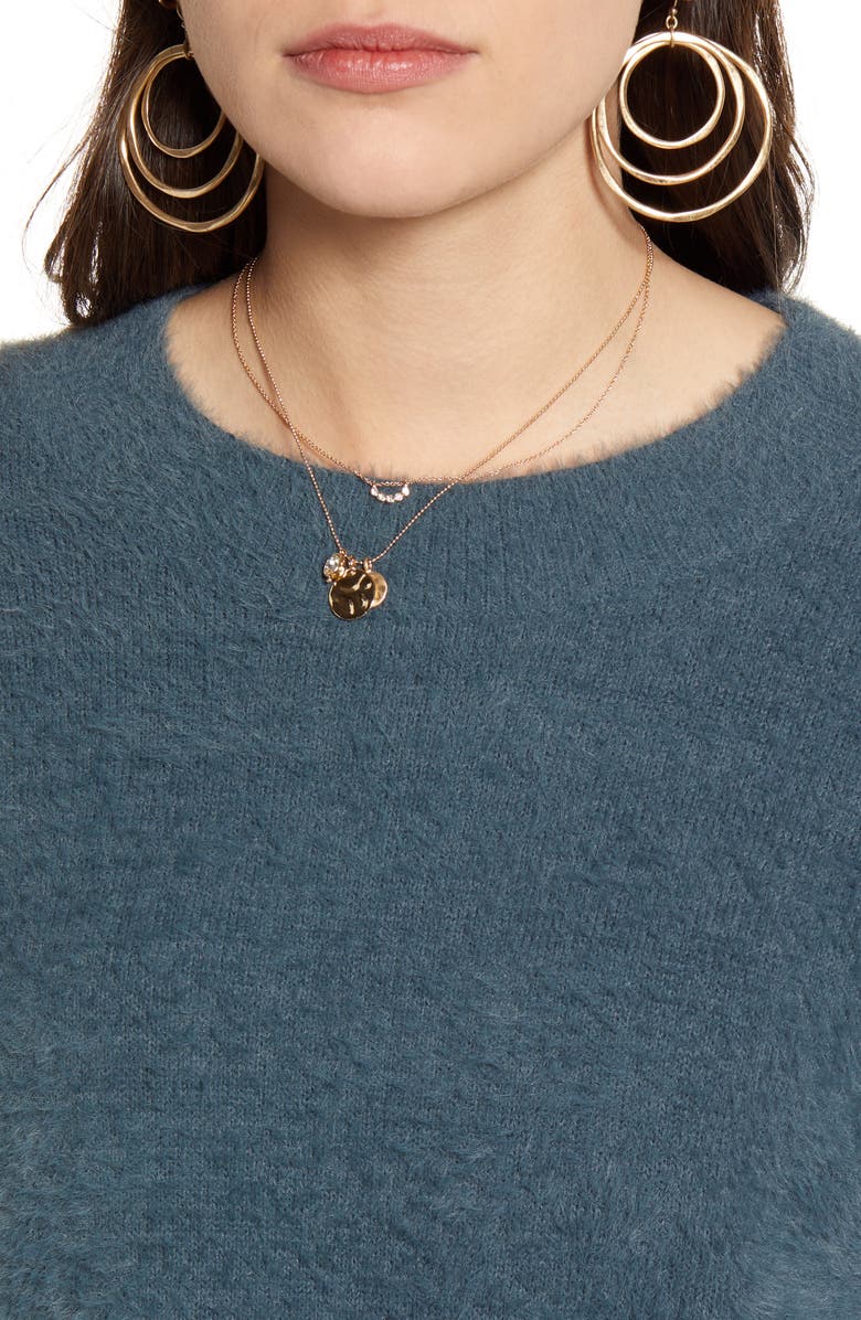 Treasure & Bond Fuzzy Crewneck Sweater, Alternate, color, 