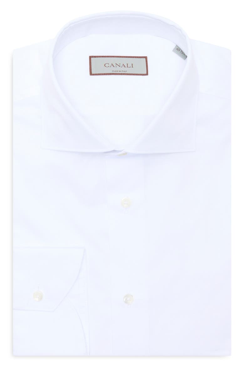 Cotton Dress Shirt, Alternate, color, WHITE