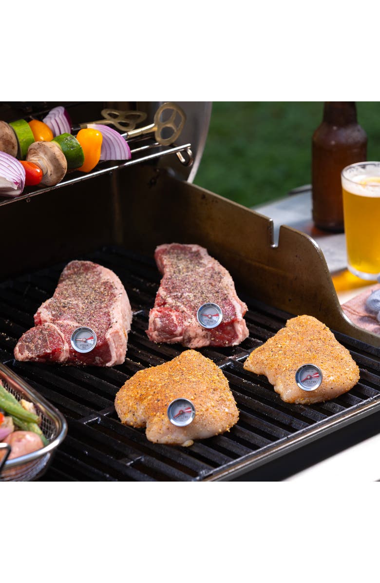 Maverick Mini Steak & Chicken Thermometer Set, 4 Piece, Alternate, color, Silver