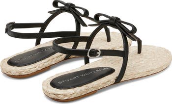 サンダル・ミュール Stuart Weitzman FELICTY SANDAL ESPADRILLAS (SK823STJ BK NT) Felicity Espadrille Sandal | Stuart Weitzman
