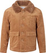 Rachel Riley Cord Shearling Jacket