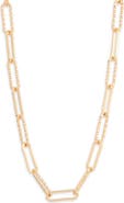 NORDSTROM RACK Textured Oval Link Chain Necklace