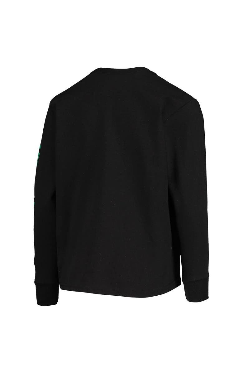 Champion Youth Champion Black Texas Longhorns Basketball Long Sleeve T-Shirt, Alternate, color,