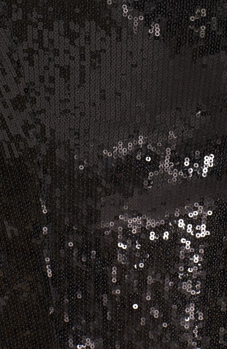 Donna Karan New York Front Twist Sequin Skirt, Alternate, color, 