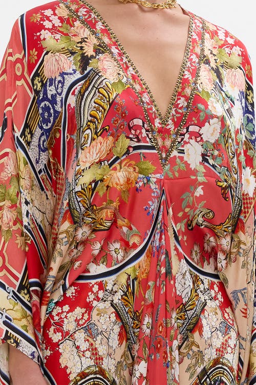 Camilla T Shape Long Kaftan Lisboa Luxe In Lisboa Luxe