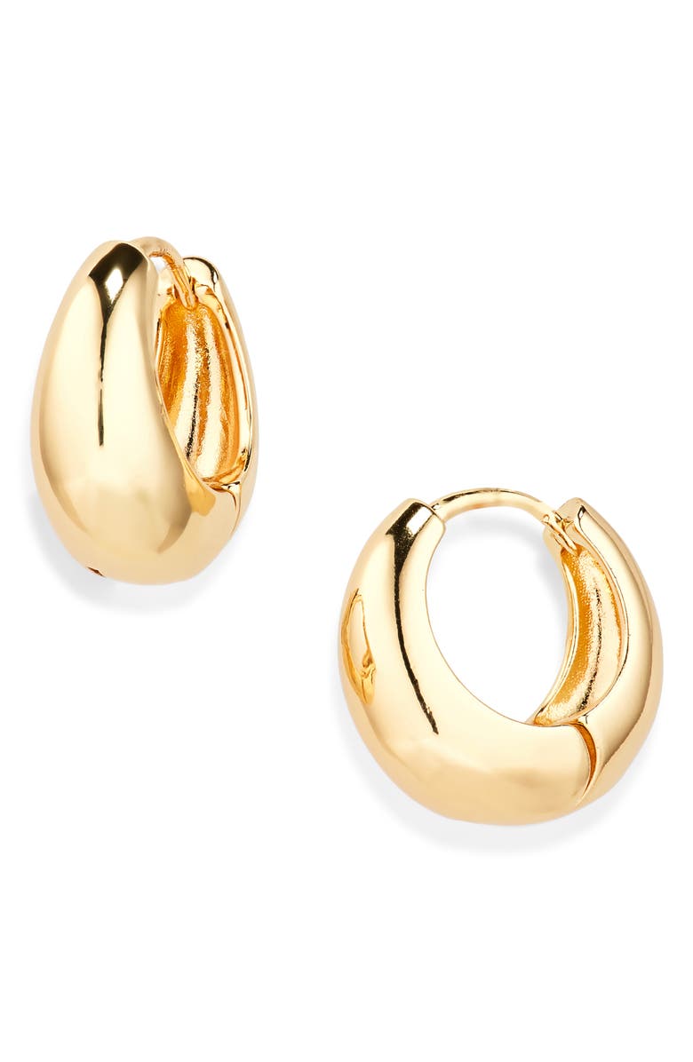 Nordstrom Tapered Huggie Hoop Earrings, Main, color, Gold
