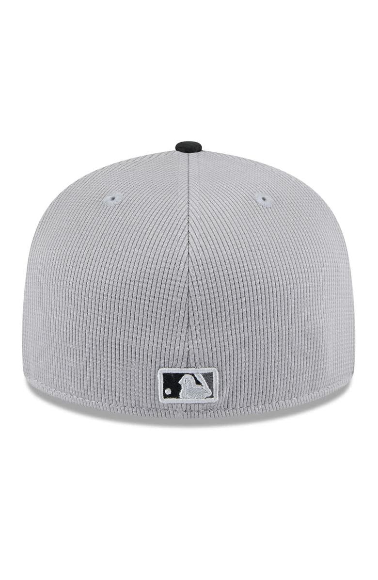 New Era Men's New Era Gray/Black Pittsburgh Pirates 2025 Batting Practice 59FIFTY Fitted Hat, Alternate, color, Gray