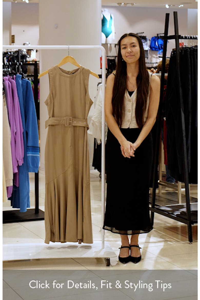 Autumn Belted Midi Dress video