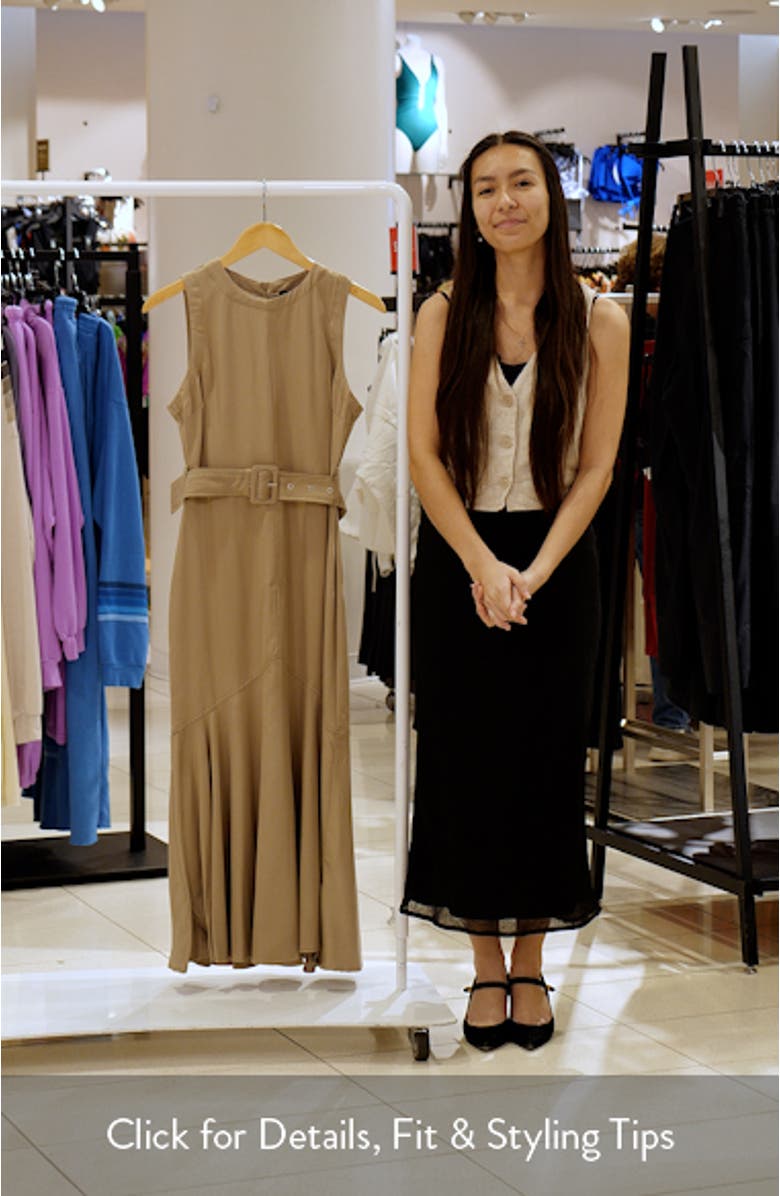 Autumn Belted Midi Dress, sales video thumbnail