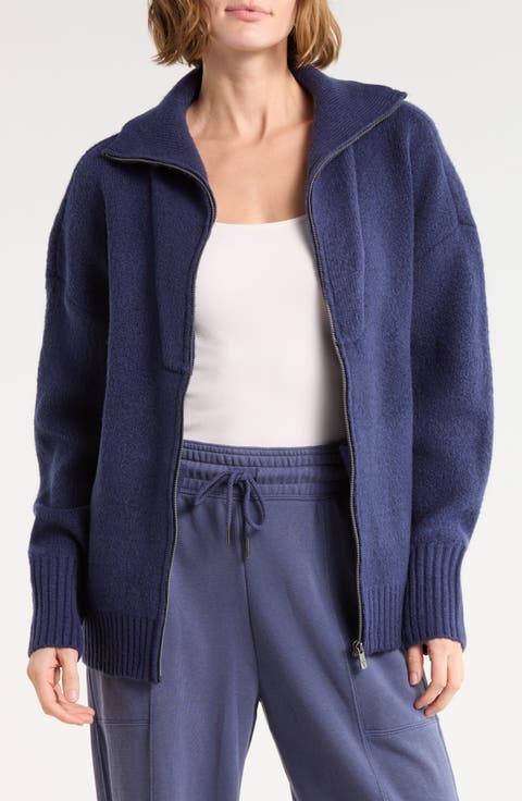 Maple Lane Full Zip Sweater Jacket