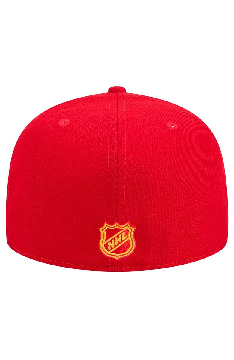New Era Men's New Era Red Calgary Flames Core 59FIFTY Fitted Hat, Alternate, color, Red