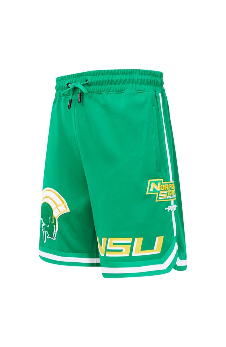 PRO STANDARD Men's Pro Standard Green Norfolk State Spartans University Classic Shorts, Alternate, color, 