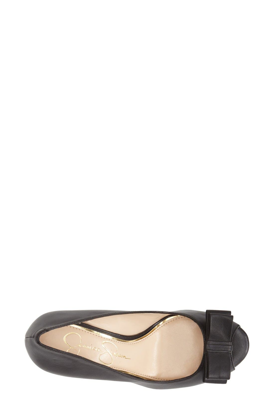 'Lyla' Wedge Sandal, Alternate, color, BLACK