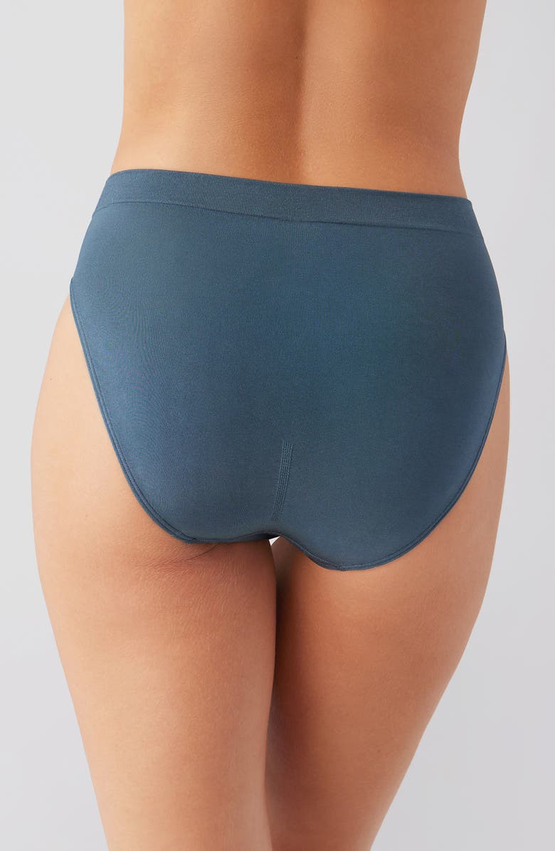 Wacoal B-Smooth<sup>®</sup> High Cut Briefs, Alternate, color, Dark Slate