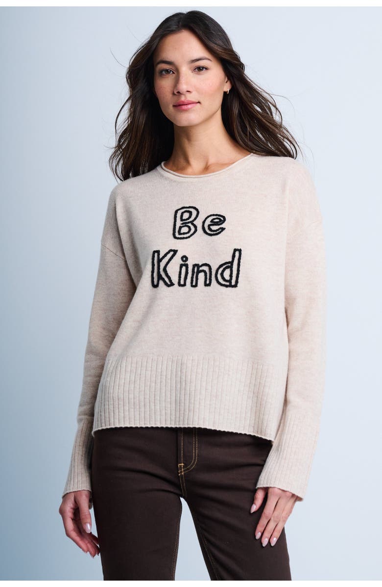 Lisa Todd Be Kind Sweater, Main, color, Hay