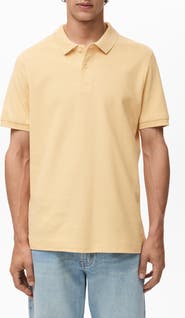 MANGO Regular Fit Cotton Piqué Polo