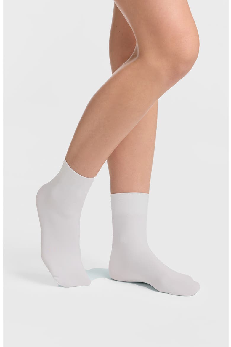 Ultimate Assorted 3-Pack Opaque Quarter Socks, Alternate, color, BLACK/ IVORY/ WHITE