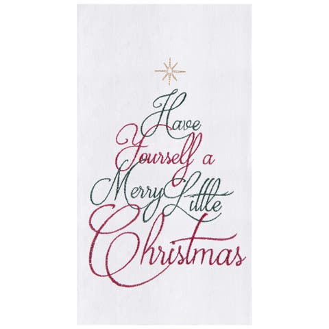 A Merry Christmas Flour Sack Kitchen Towel