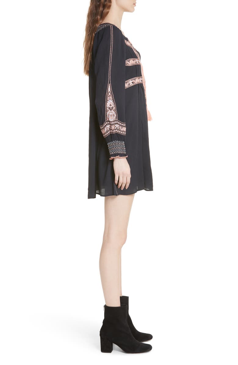 Free People Wind Willow Minidress, Alternate, color,