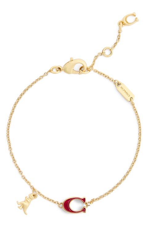 C-Motif & T-Rex Charm Bracelet