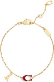 COACH C-Motif & T-Rex Charm Bracelet