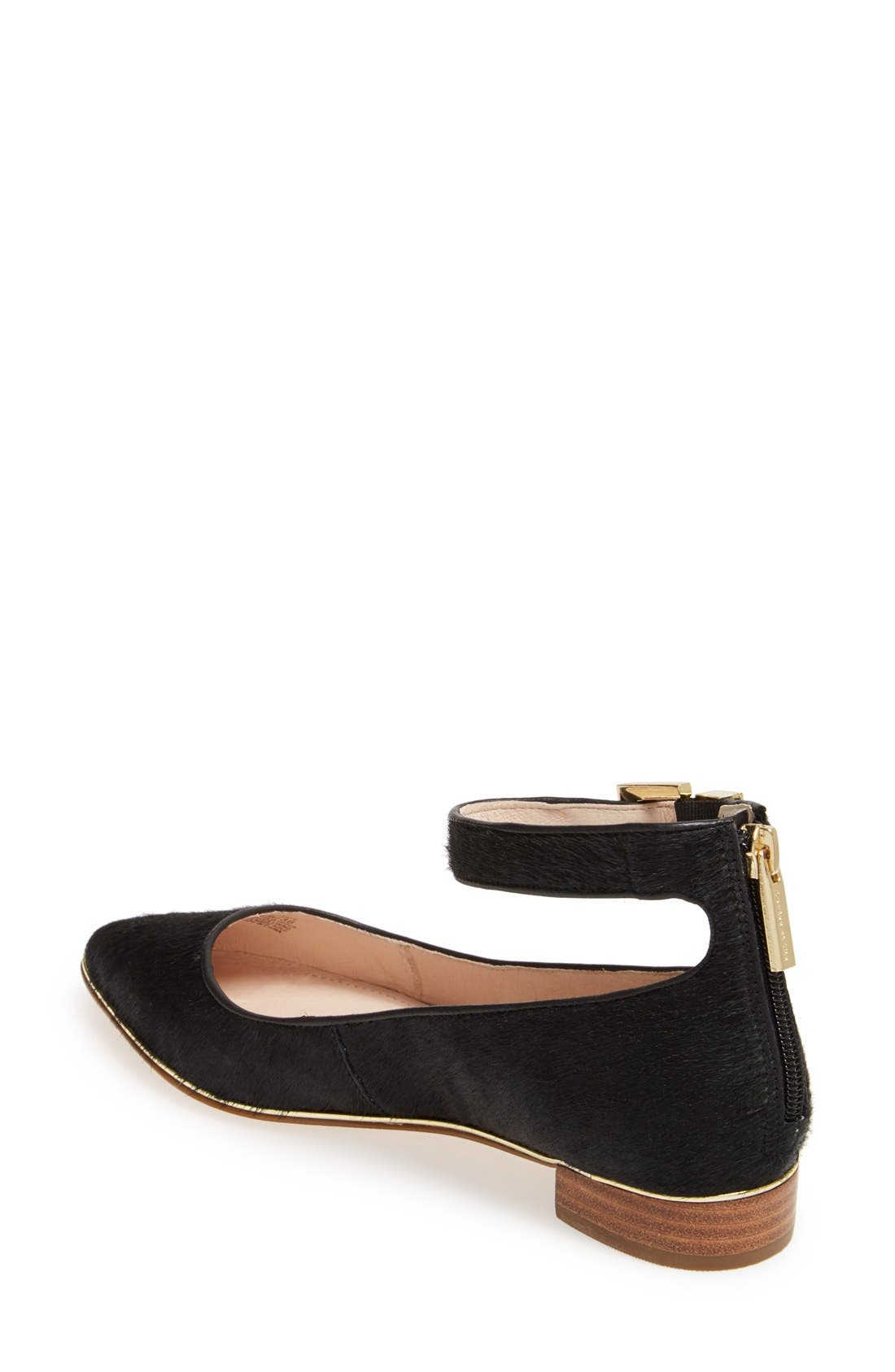 'Lente' Flat, Alternate, color, BLACK PONY