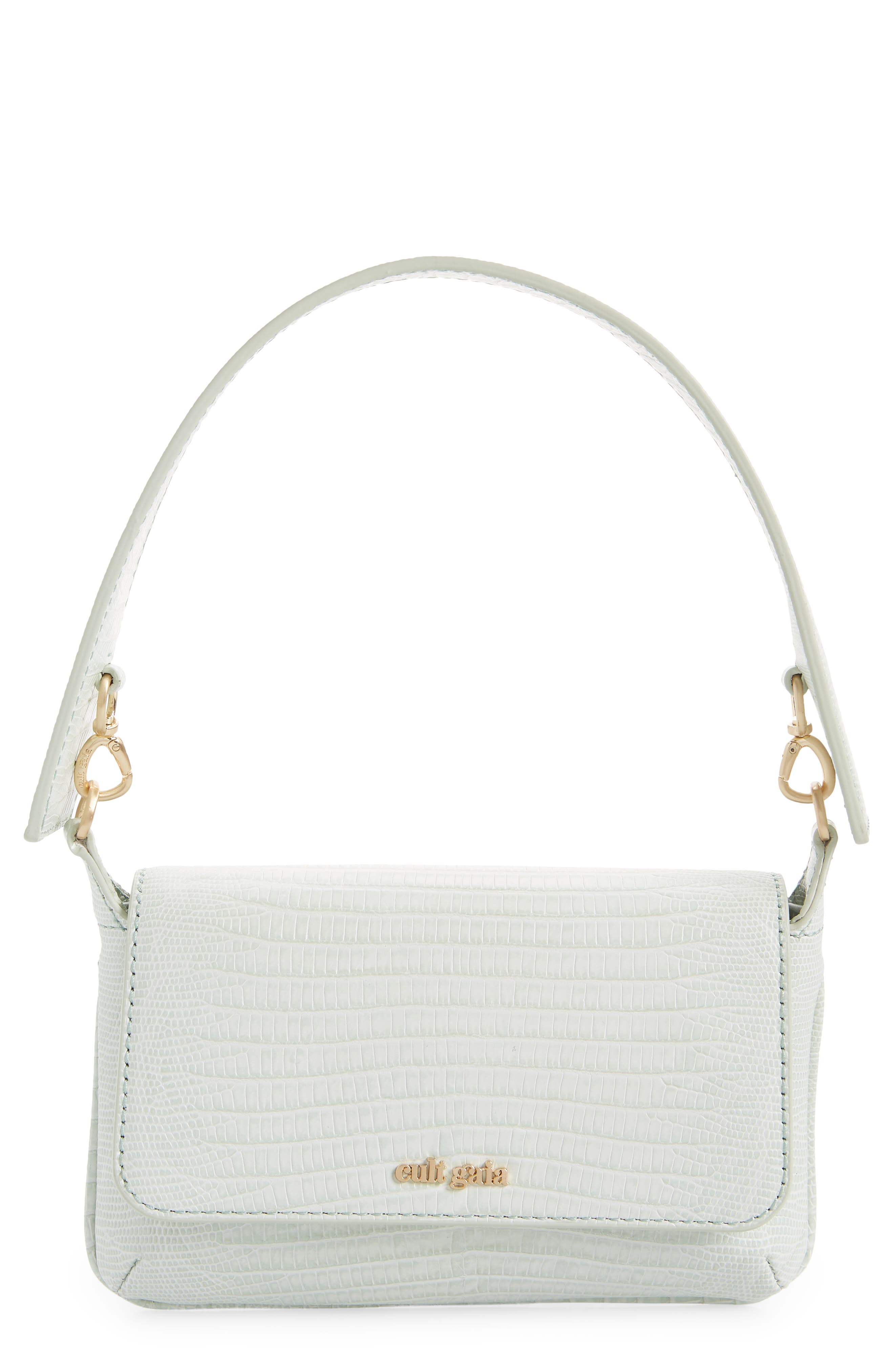 Cult Gaia Damara Leather Shoulder Bag, Main, color, 