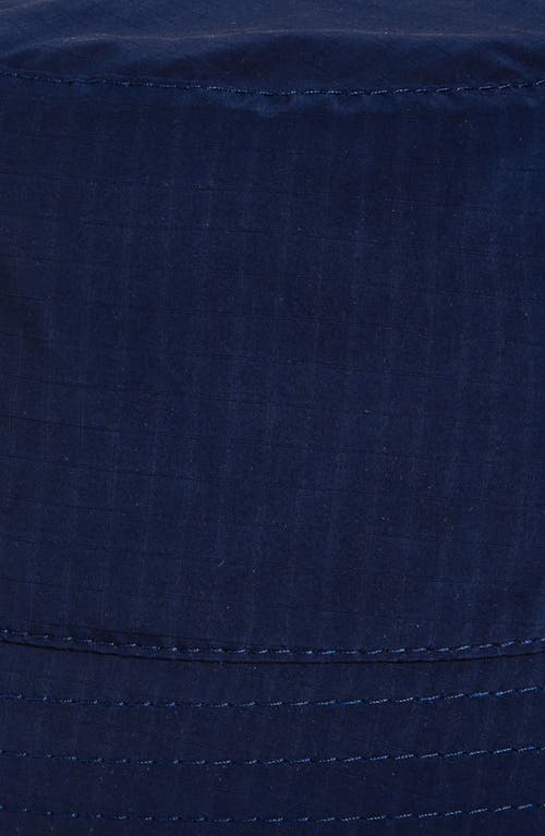 Moncler Grenoble Logo Patch Bucket Hat In Night Sky