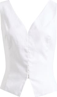 Reformation Indie Linen Top