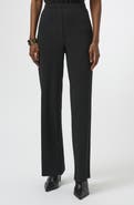 Joseph Ribkoff Pleated Wide Leg Scuba Knit Crepe Pants