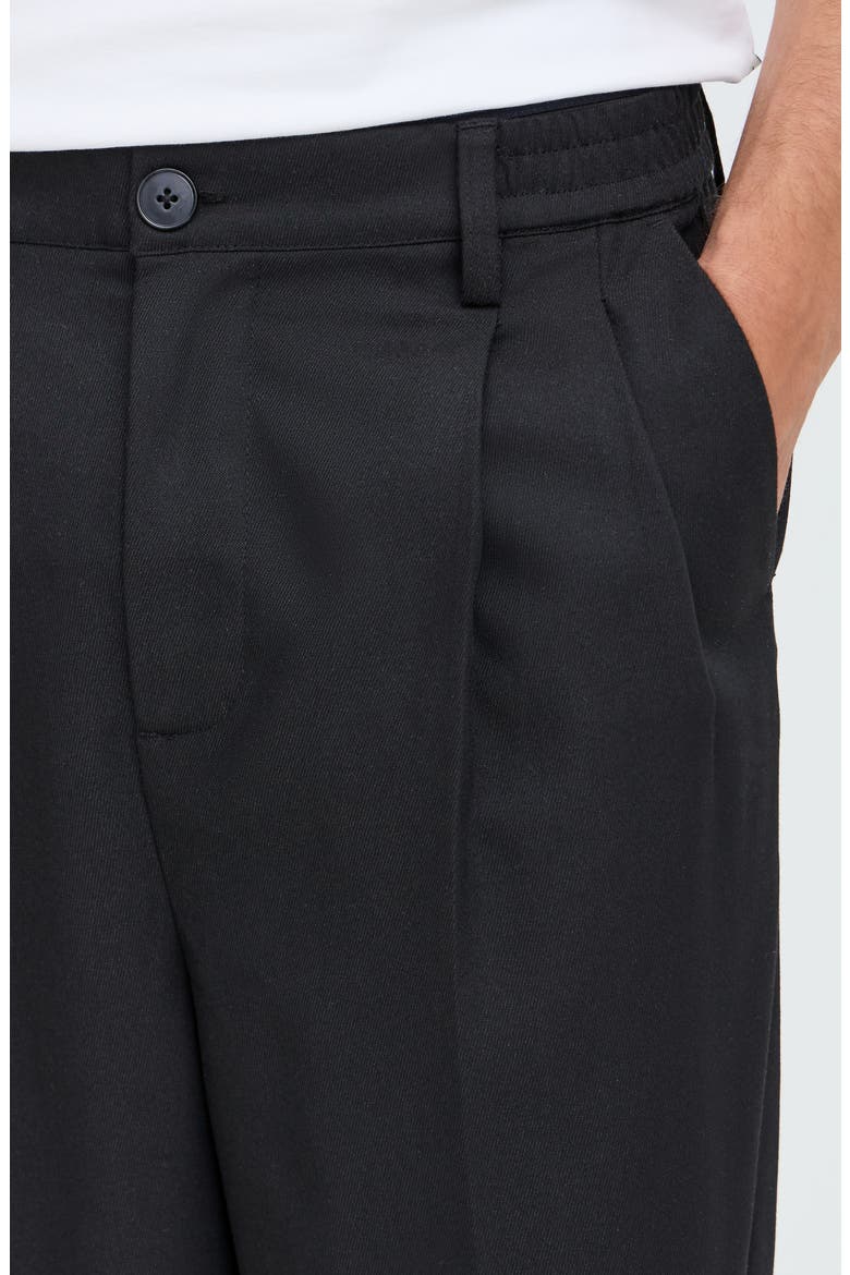 Grant Wide Leg Pleated Trousers, Alternate, color, BLACK BEAUTY