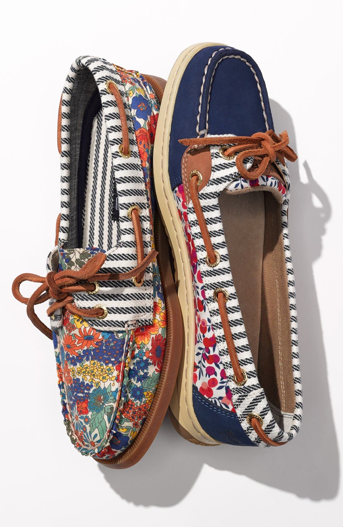 SPERRY TOP-SIDER<sup>®</sup> Sperry 'Authentic Original Liberty' Floral Canvas Boat Shoe, Alternate, color, 