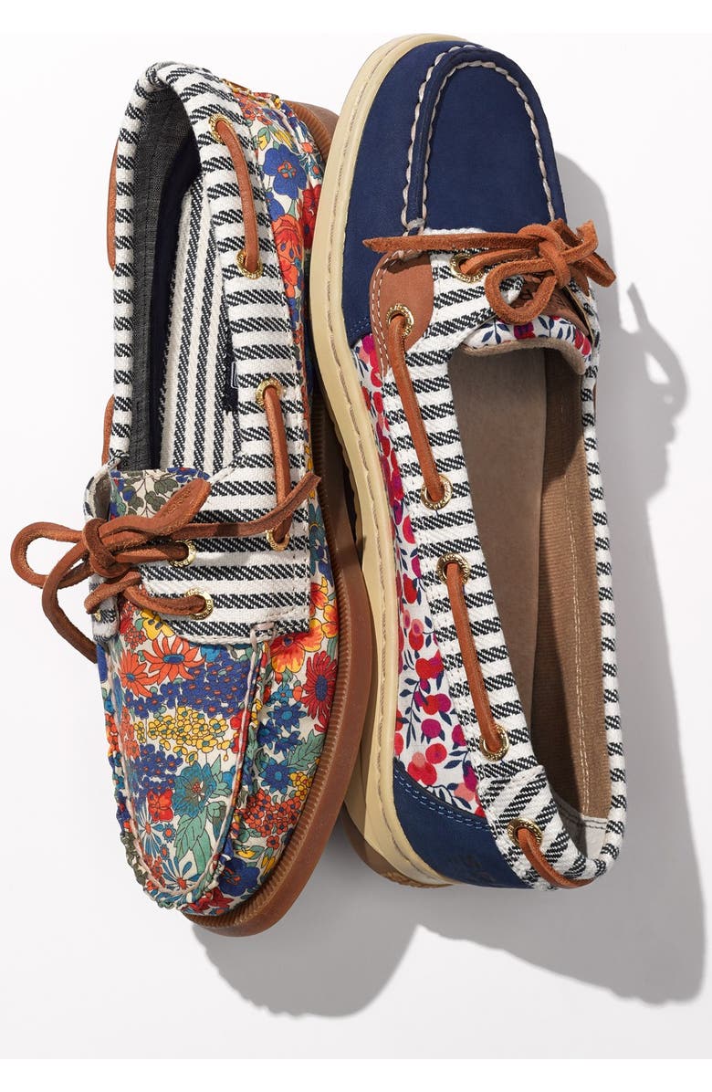 SPERRY TOP-SIDER<sup>®</sup> Sperry 'Authentic Original Liberty' Floral Canvas Boat Shoe, Alternate, color,