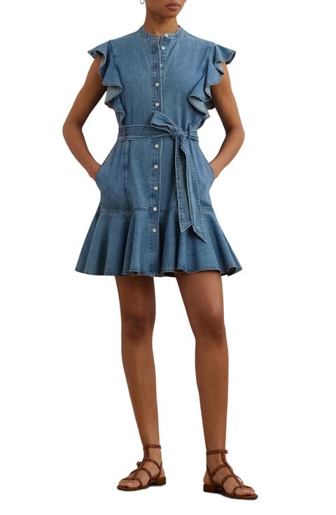 Women's Mini Denim Dresses | Nordstrom Women's Mini Denim Dresses | Nordstrom