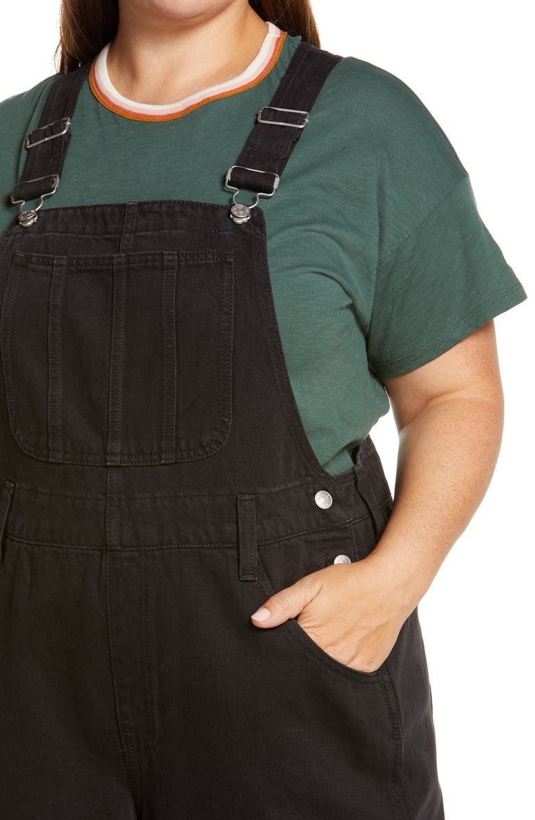 Madewell Straight Leg Overalls, Alternate, color,
