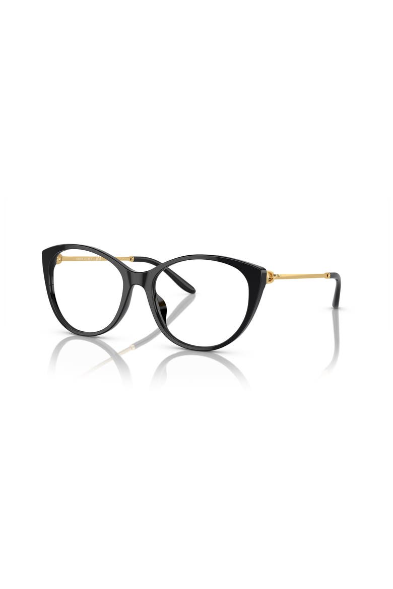 53mm Cat Eye optical glasses, Main, color, Black