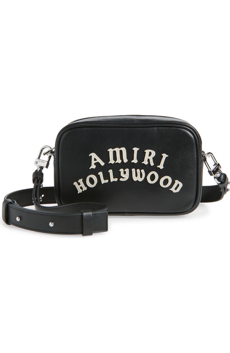 AMIRI Hollywood Camera Bag, Main, color, Black