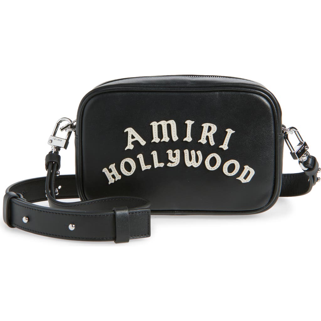 Amiri Hollywood Messenger Bag In Black