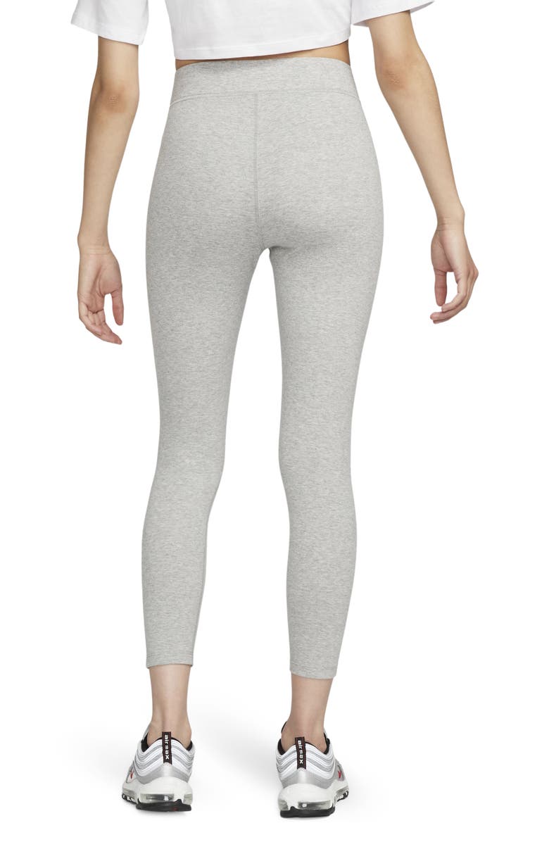 Nike Classic Lifestyle 7/8 Leggings, Alternate, color, Dark Grey Heather/Sail