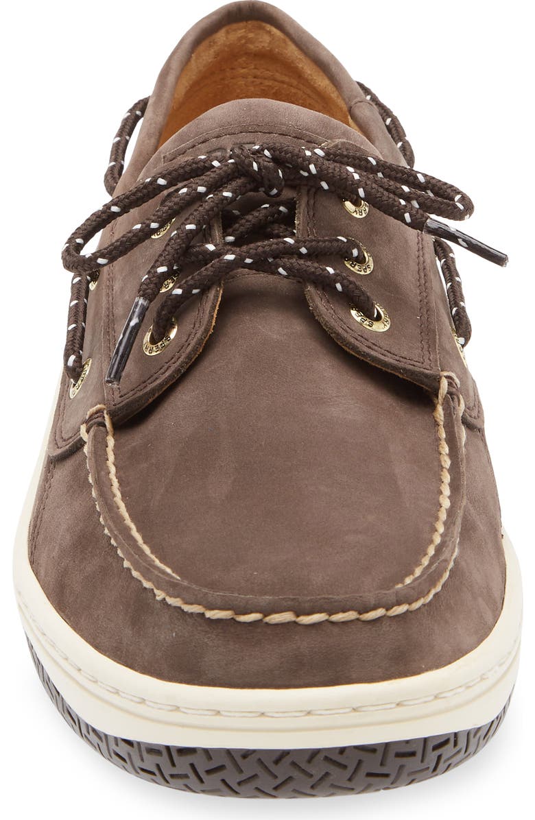 Sperry Billfish<sup>™</sup> 3-Eye Boat Shoe, Alternate, color, Brown Leather Nubuck
