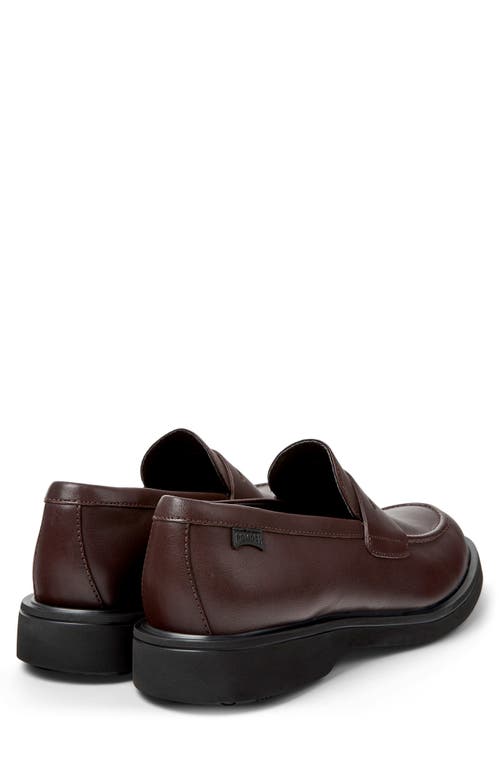 Camper Norman Leather Loafers In Brown
