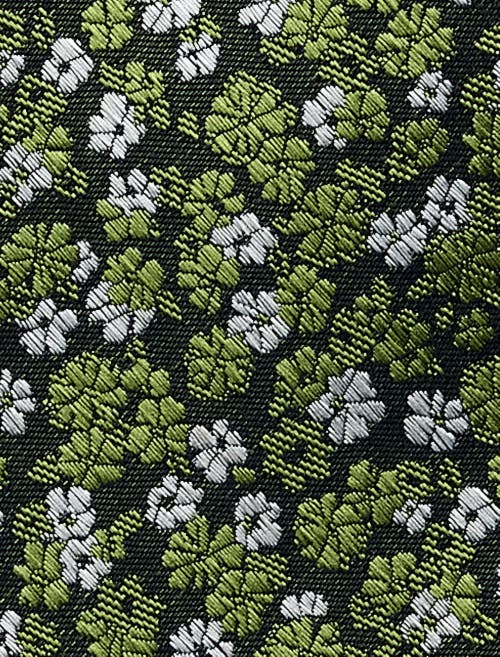 Synrgy By Dxl Micro Floral Tie In Green